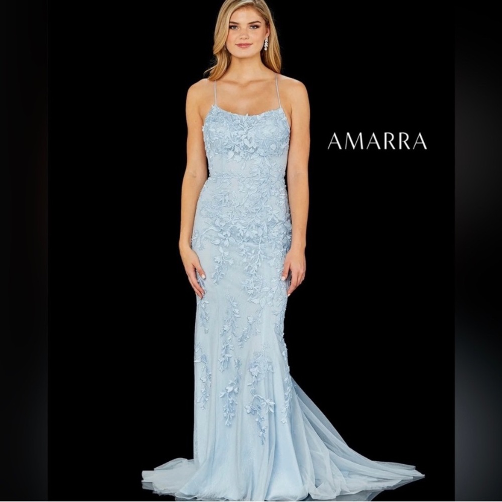 Yellow Amarra Prom Dress size 4